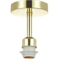 Semi Flush Ceiling Light - Gold, Brass