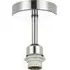 Semi Flush Ceiling Light - Silver, Chrome