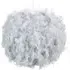 Small Feather Pendant Light Shade - Grey