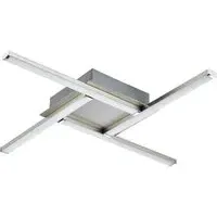 Smart RGB LED Ceiling Light with Remote Control - Silver