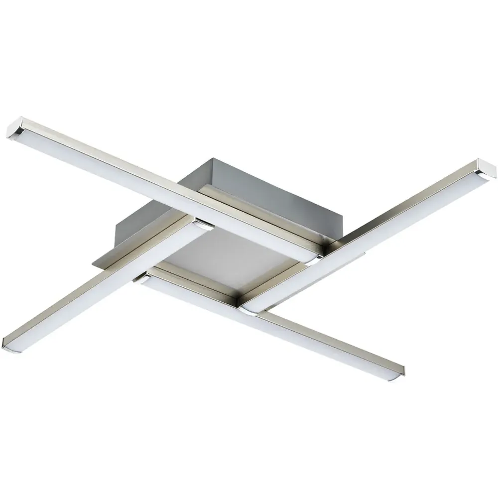 Smart RGB LED Ceiling Light with Remote Control - Silver