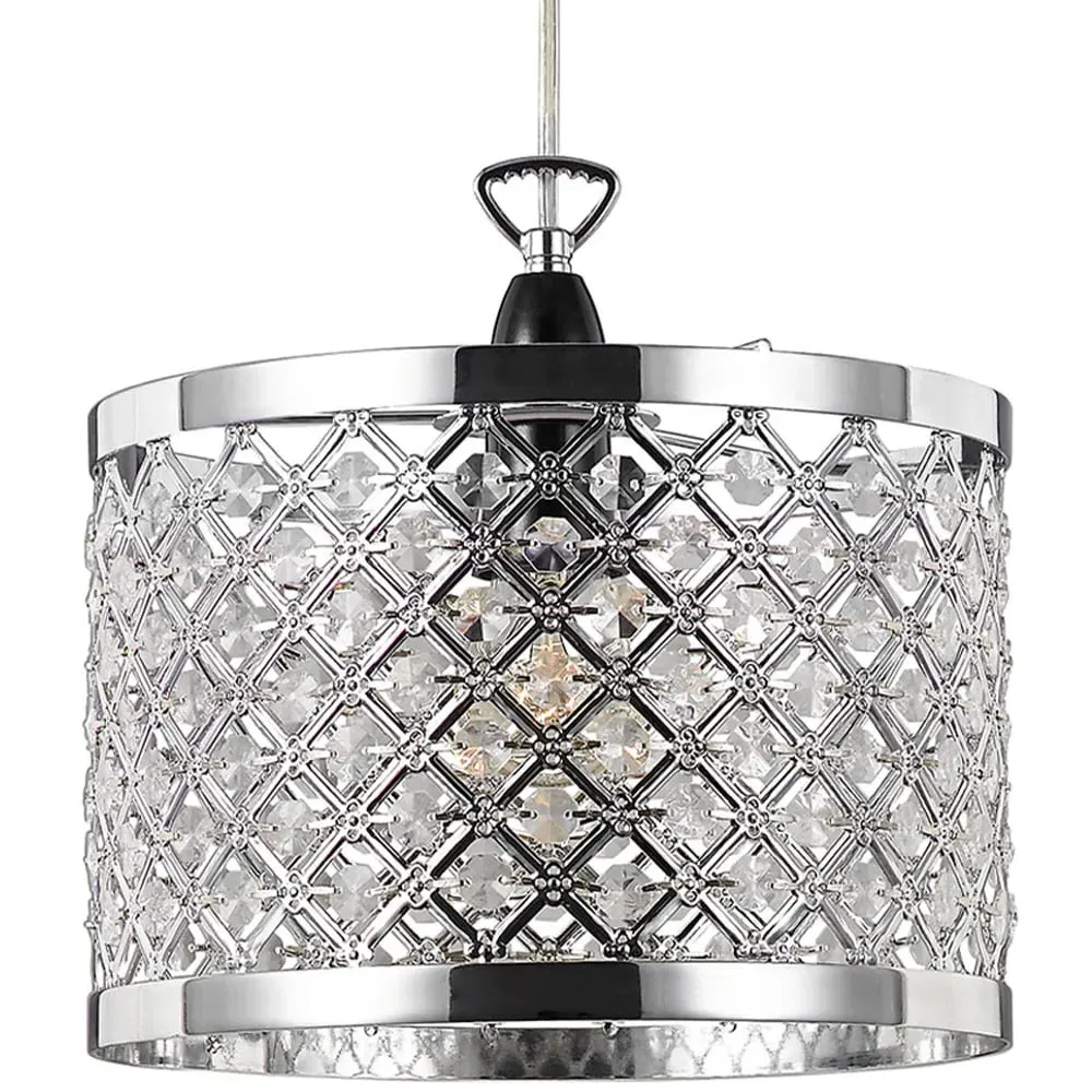 Sparkly Beads Ceiling Light Pendant Shade - Clear