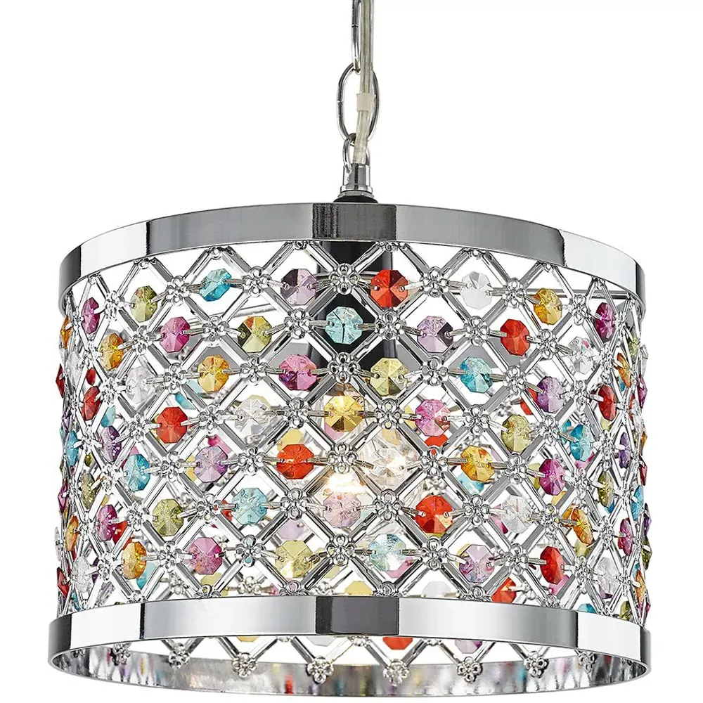 Sparkly Beads Ceiling Light Pendant Shade - Multi
