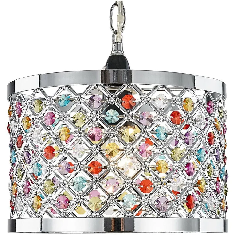 Sparkly Beads Ceiling Light Pendant Shade - Multi