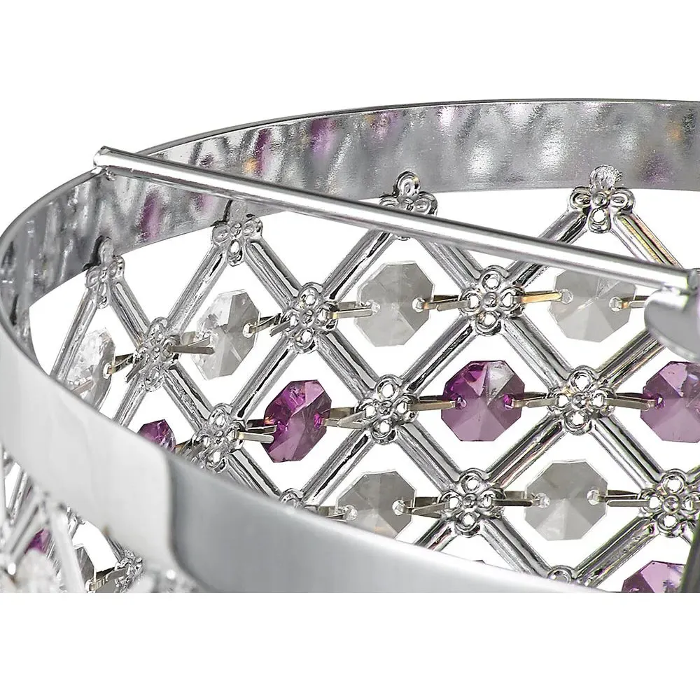 Sparkly Beads Ceiling Light Pendant Shade - Purple