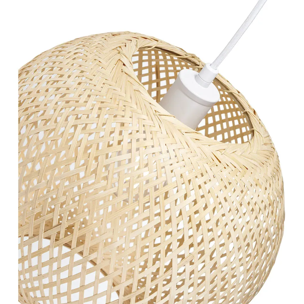 Spherical Cage Pendant Shade - Natural, Bamboo