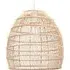 Spiral Cage Pendant Shade - Brown, Rattan