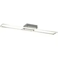 Strip Brushed Nickel LED Ceiling Light - Silver