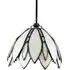 Tiffany Floral Pendant Lamp Shade - White, Glass