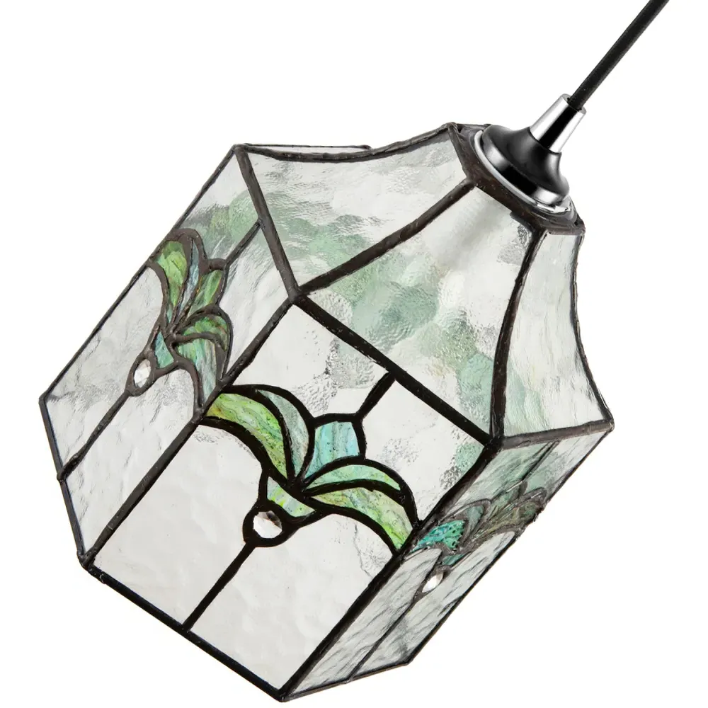 Tiffany Pendant Shade - Green, Glass