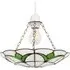 Tiffany Stained Glass Pendant Shade - Green, Glass