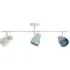 Triple Bar Spot Ceiling Light - Grey, Wood