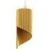 Tubular Bells Pendant Shade - Satin Gold