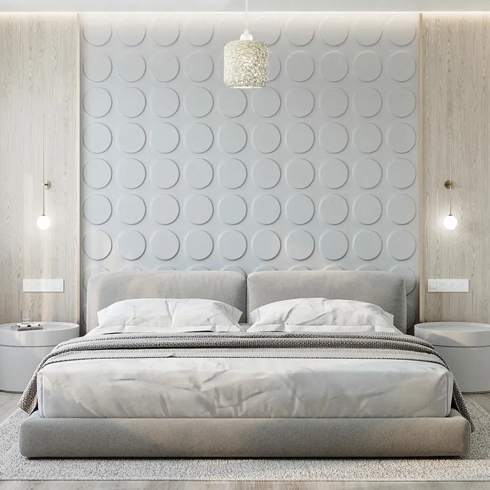 Twisted Wire Mesh Pendant Shade - White, Metal