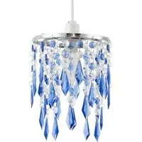 Waterfall Pendant Shade - Blue, Acrylic