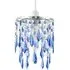 Waterfall Pendant Shade - Blue, Acrylic