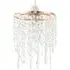 Waterfall Pendant Shade with Acrylic Beads - Copper