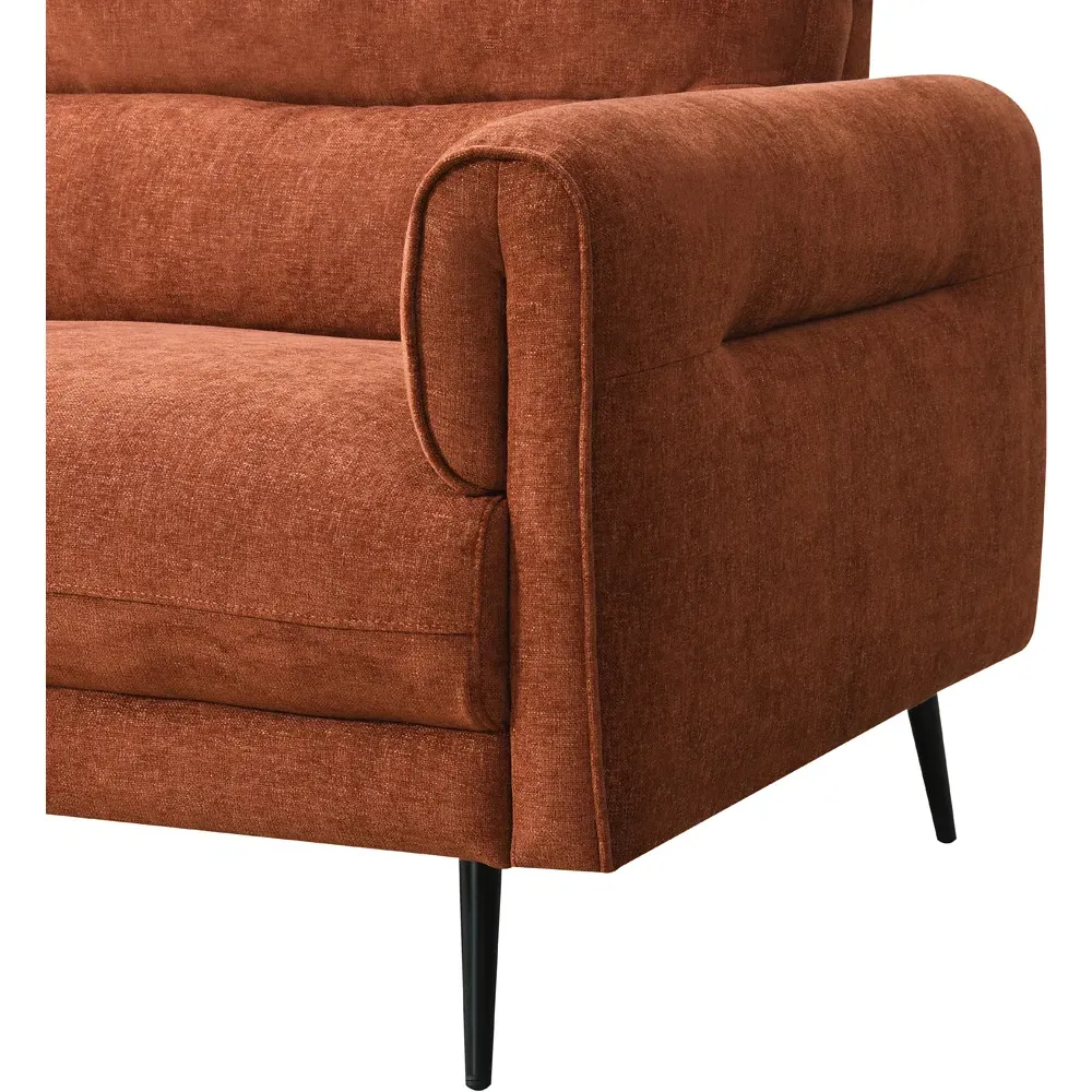 Harlem 2-Seater Sofa - Orange