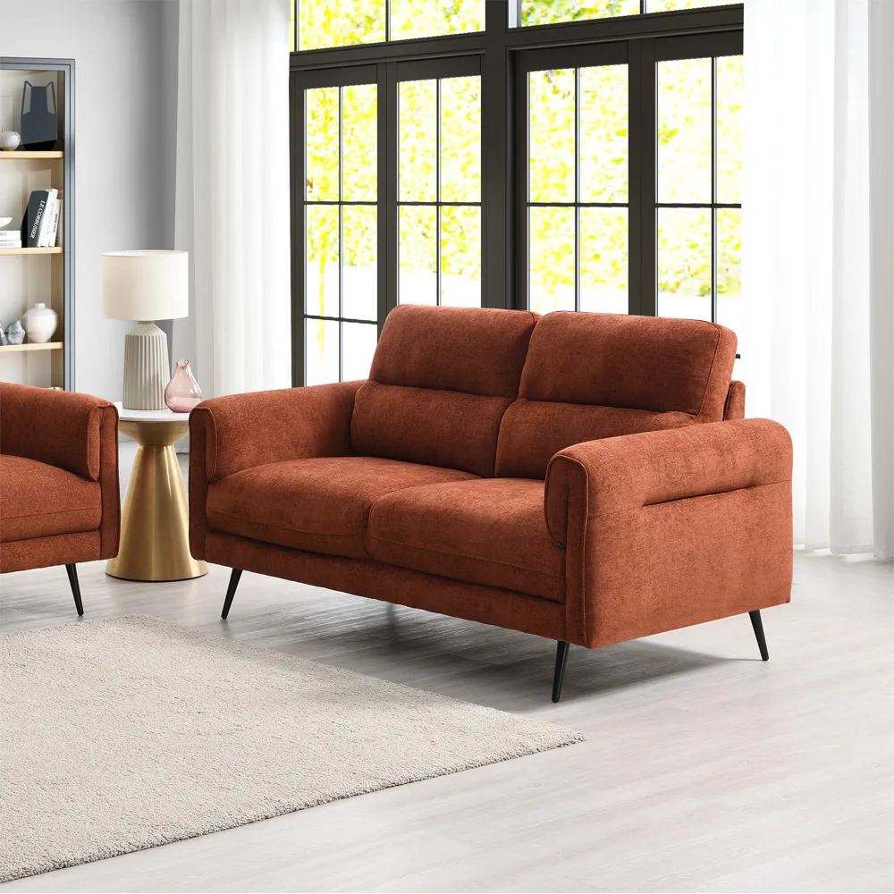 Harlem 2-Seater Sofa - Orange