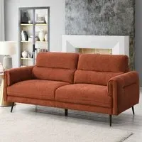 Harlem 3-Seater Sofa - Orange