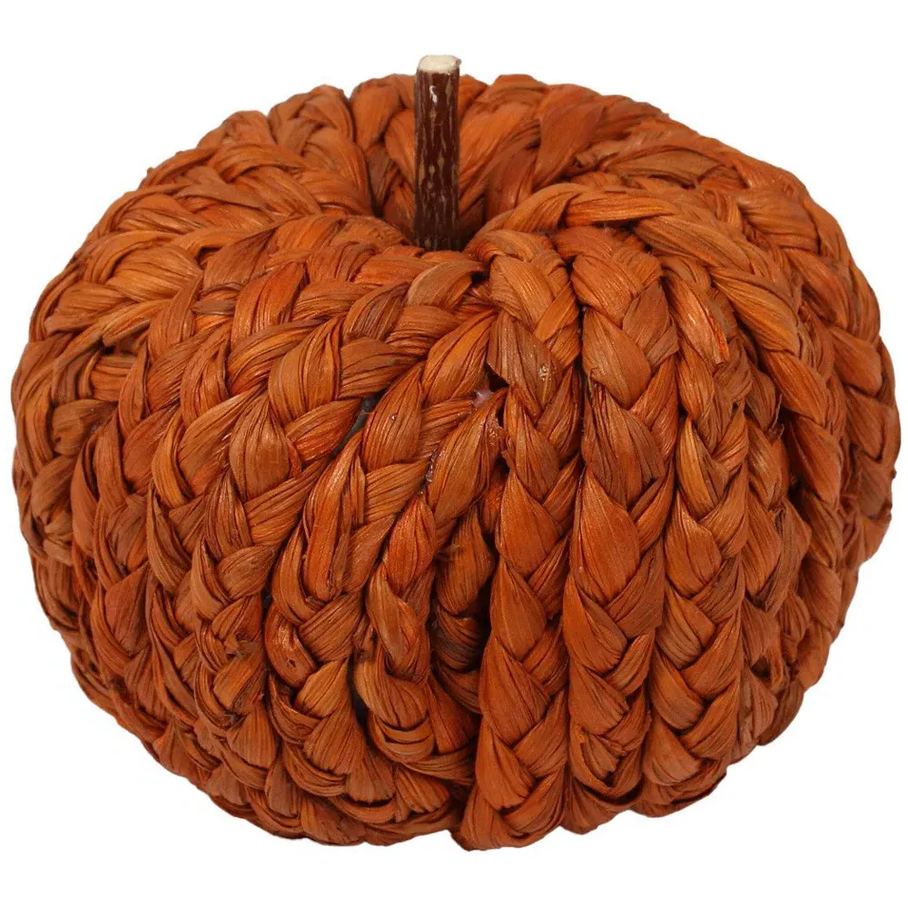 3 Pack Woven Pumpkins - Neutral