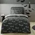 Bat Duvet Set - Grey
