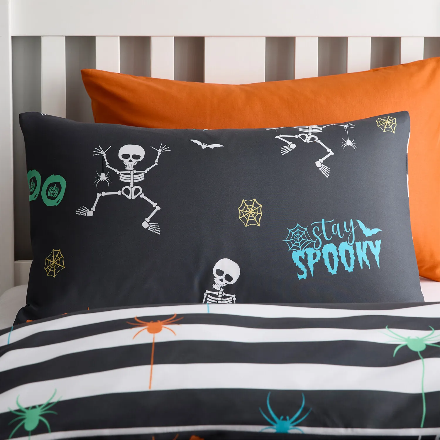 Boo Squad Double Duvet Set - Black
