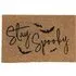 Halloween Printed Coir Mat - Brown