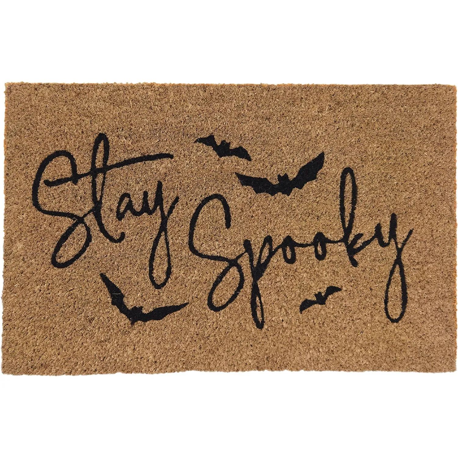 Halloween Printed Coir Mat - Brown image