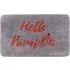 Hello Pumpkin Bath Mat - Grey