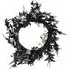 Purple Roses Halloween Wreath - Purple