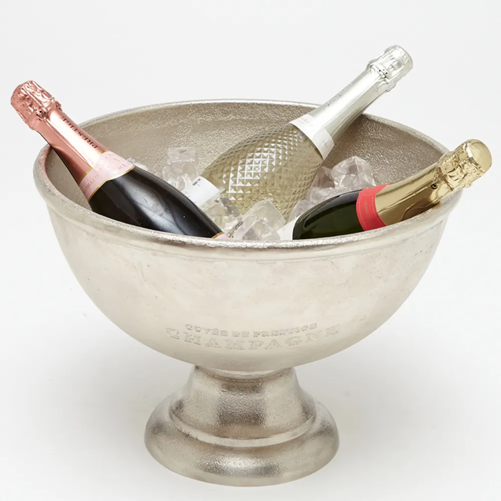Metal Champagne Bowl - Silver