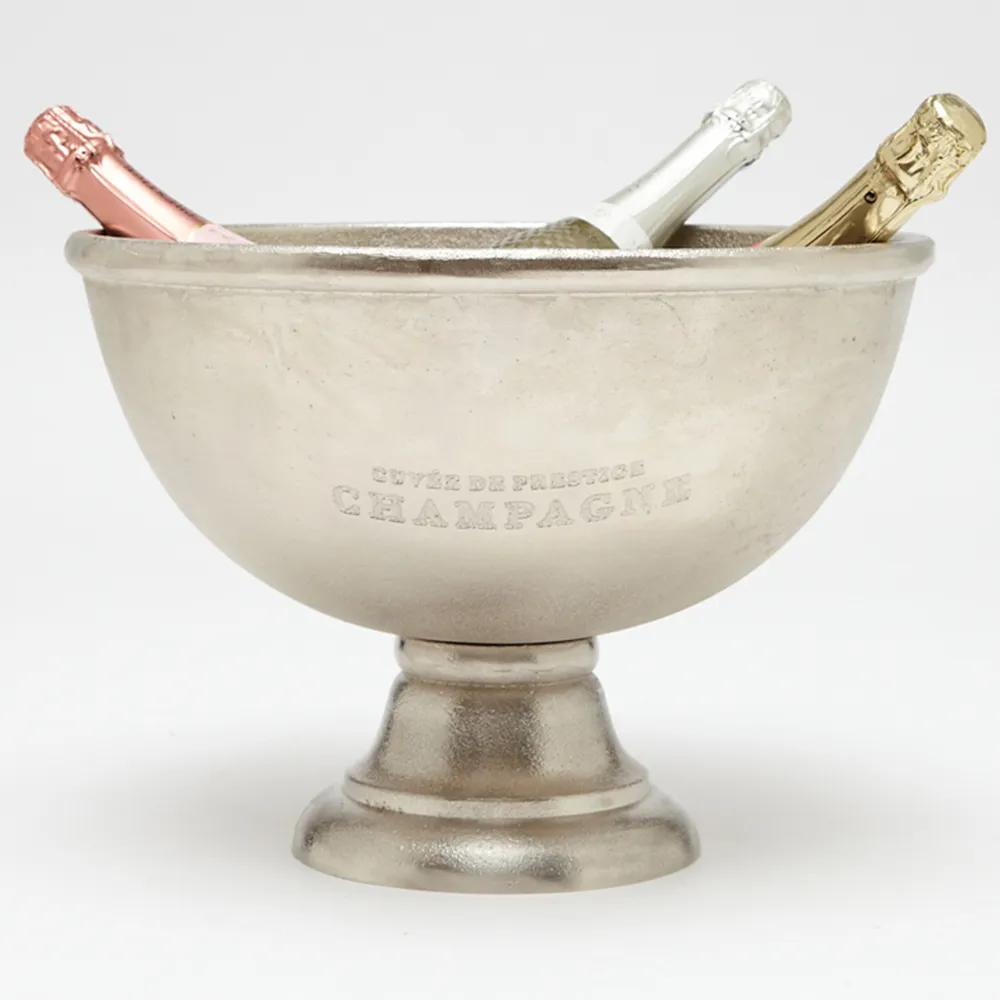 Metal Champagne Bowl - Silver