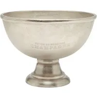 Metal Champagne Bowl - Silver