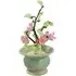 Bonsai Plant with Glass Petals - Green