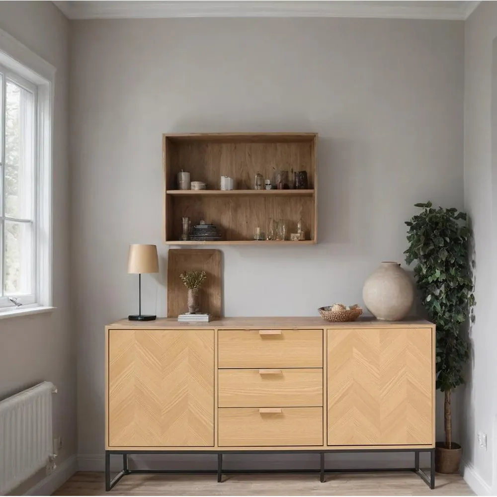 3 Drawer Side Cabinet - Cream