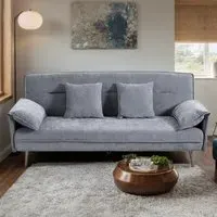 3-Seater Convertible Sofa Bed - Grey