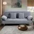 3-Seater Convertible Sofa Bed - Grey