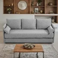 3-Seater Sofa Bed - Grey