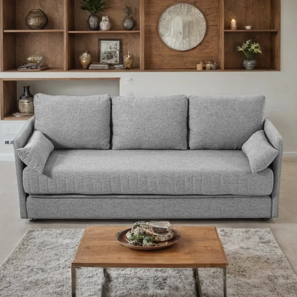 3-Seater Sofa Bed - Grey