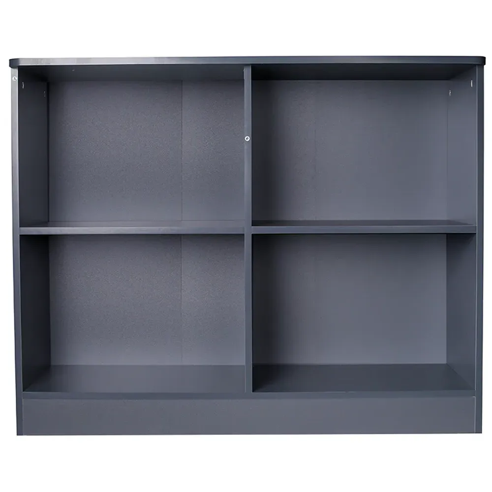 4 Shelf Cube Storage Sideboard - Grey