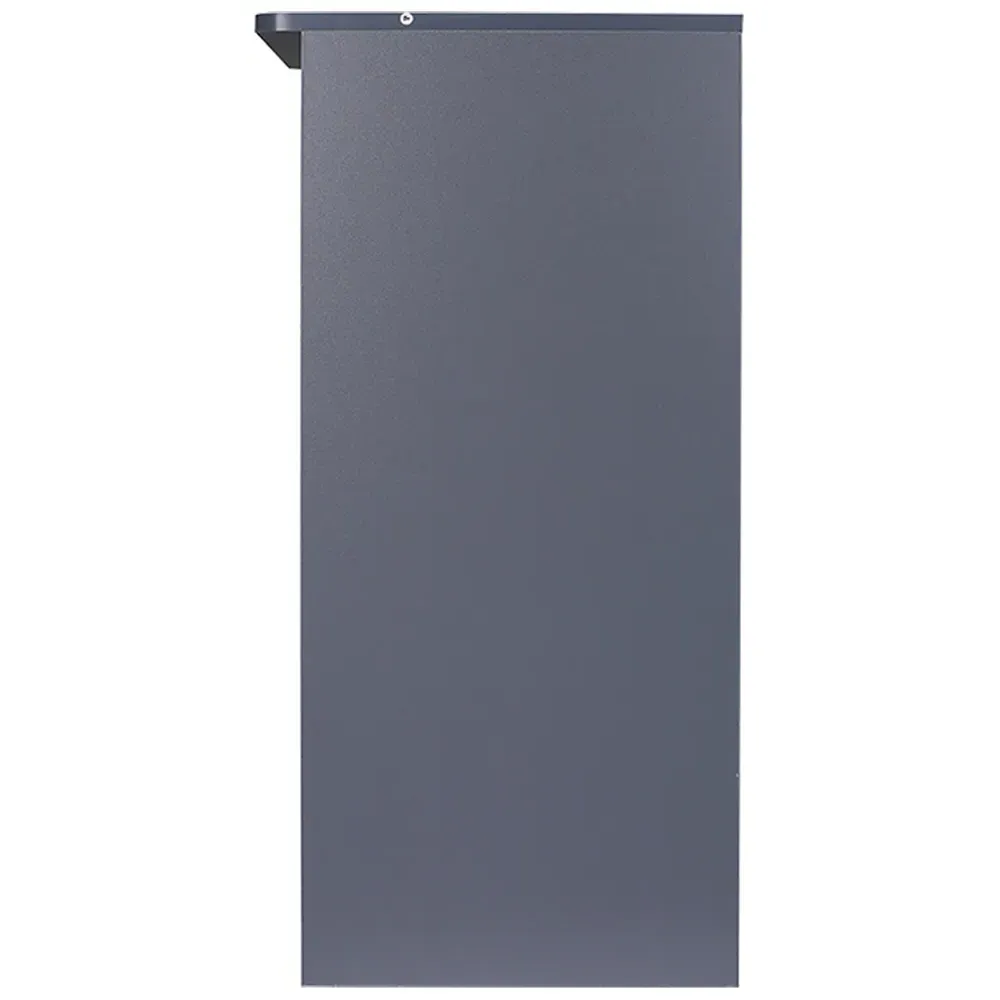 4 Shelf Cube Storage Sideboard - Grey