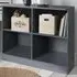 4 Shelf Cube Storage Sideboard - Grey