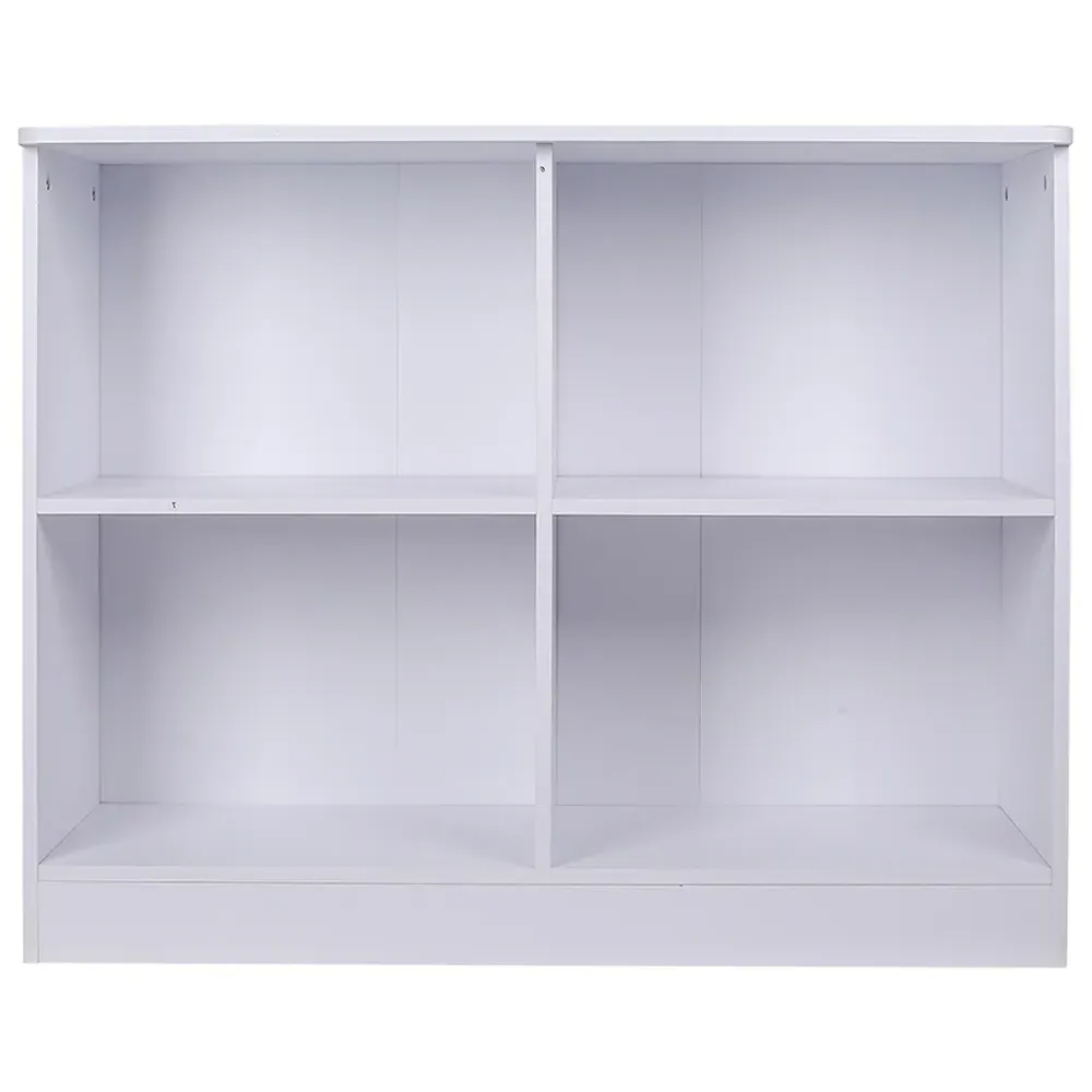 4 Shelf Cube Storage Sideboard - White