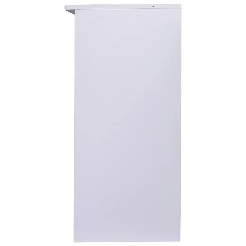 4 Shelf Cube Storage Sideboard - White