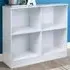 4 Shelf Cube Storage Sideboard - White