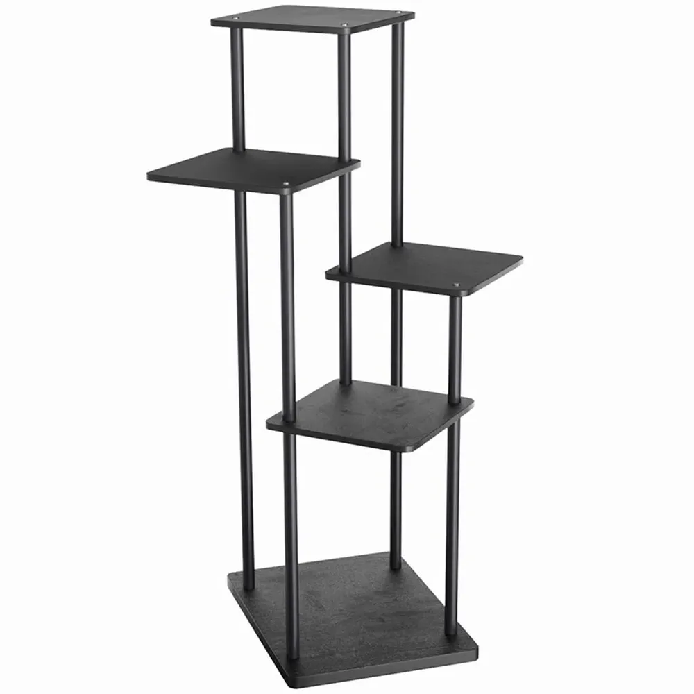 5 Shelf Plant Display Stand - Black, Metal image