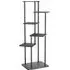 6 Shelf Plant Display Stand - Black, Metal