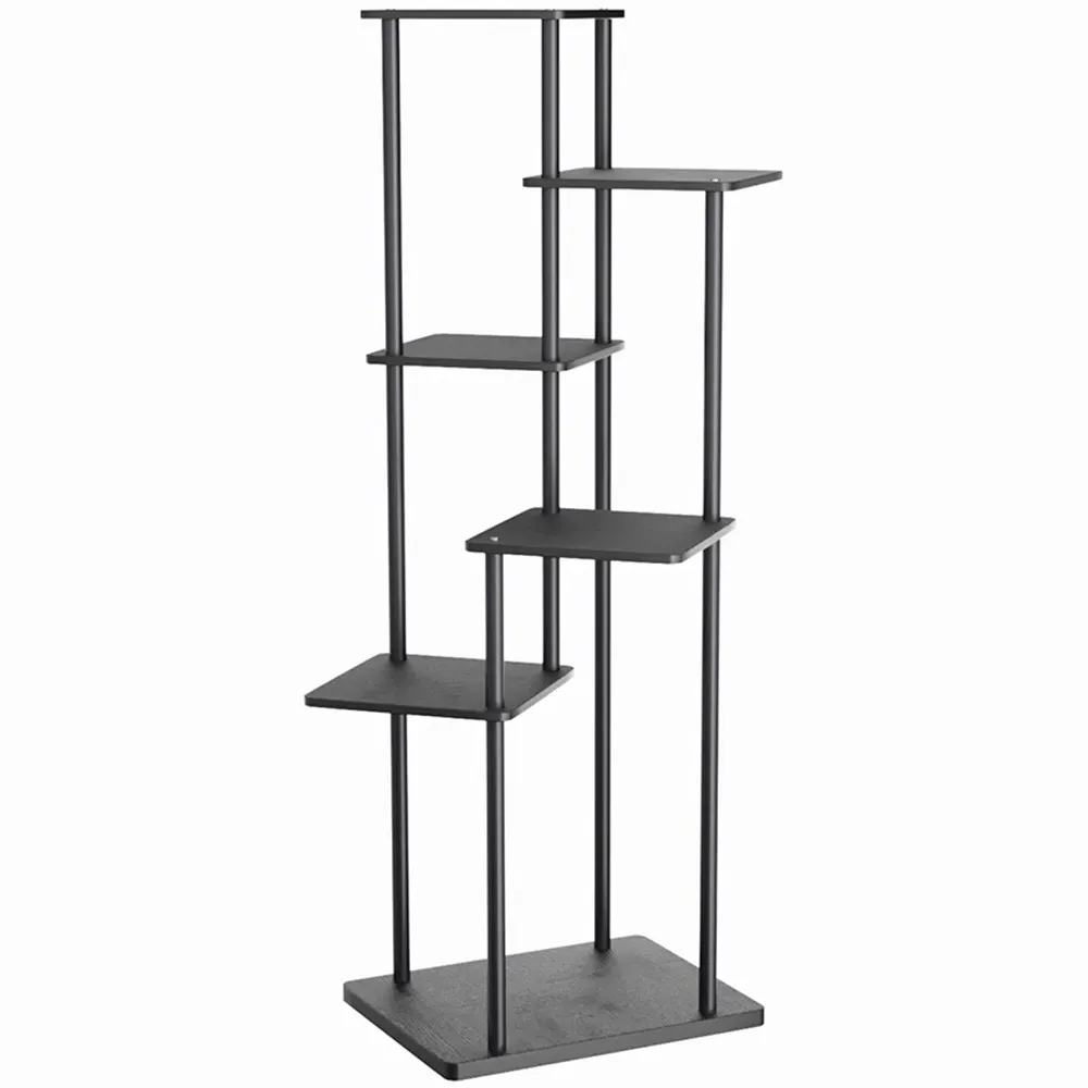 6 Shelf Plant Display Stand - Black, Metal