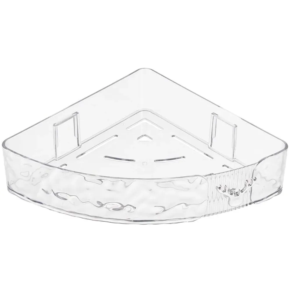 Triangular Corner Shower Caddy - Clear image